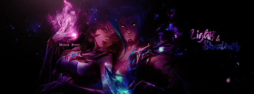 Banner Discord / Facebook / Twitter Xayah y Rakan